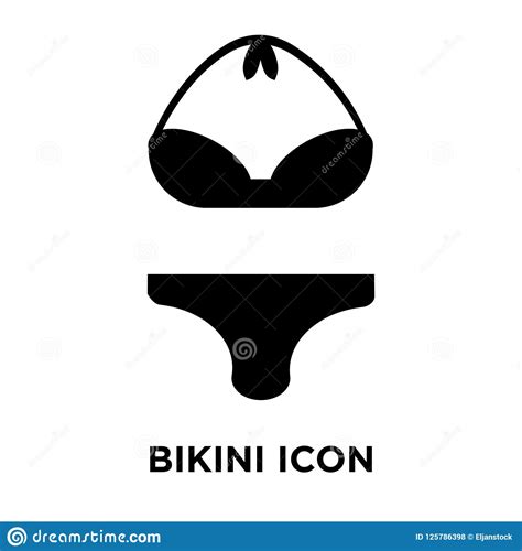 Bikini Icon Vector Isolated On White Background Logo Concept Of Stock Vector Illustration Of