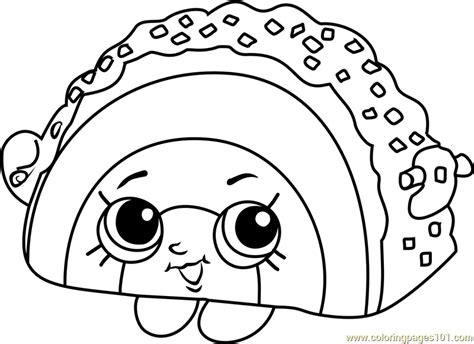 Coloring Pages S Hopkins Rainbow Bite Coloring Pages