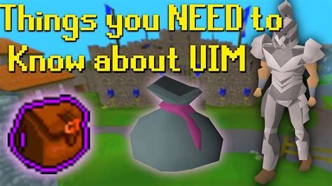 Osrs 5 Things You Should Know About Uim Youtube