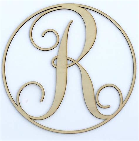 Wood Monogram Letters R Wood Monogram Letters Monogram Letters