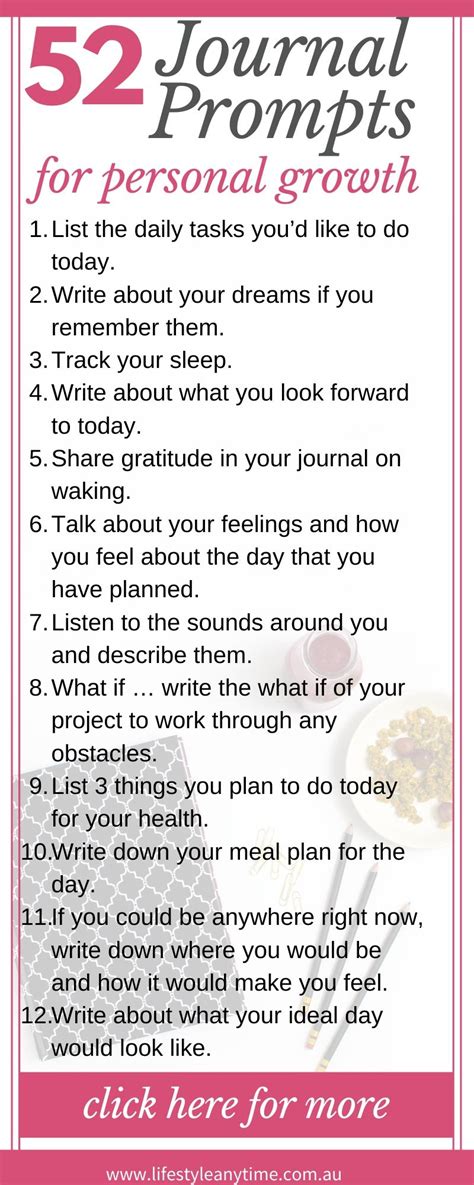 52 Easy Journaling Prompts For Beginners • Lifestyle Anytime