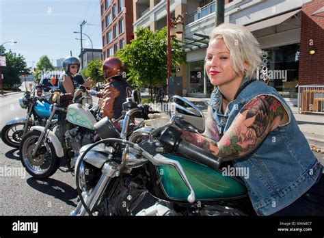 Biker Chick Stock Photos And Biker Chick Stock Images Alamy