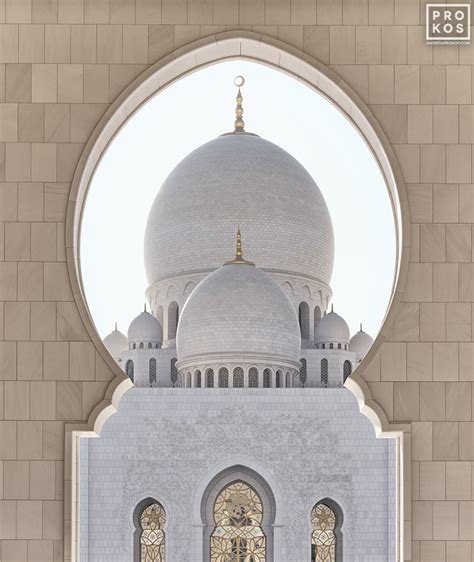 Sheikh Zayed Grand Mosque Domes Abu Dhabi Fine Art Photos Prokos