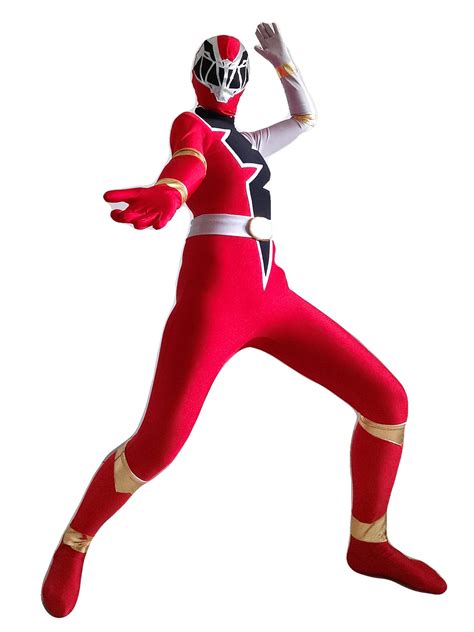 power rangers cosplay costume the red ranger team leader lycra spandex tv drama cosplay costume