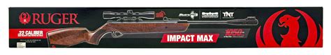 Ruger Impact Max 22 Cal Pellet Rifle With Scope
