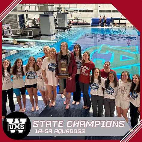 State Champions Girls Swim And Dive Team Brings Home The Title Ums