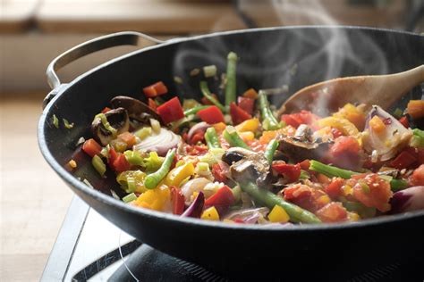 If you don't have all the veggies to hand, you could use packets of stir fry veg, tinned bamboo shoots in water or sliced carrots. Stir-Fry with a Healthy Twist