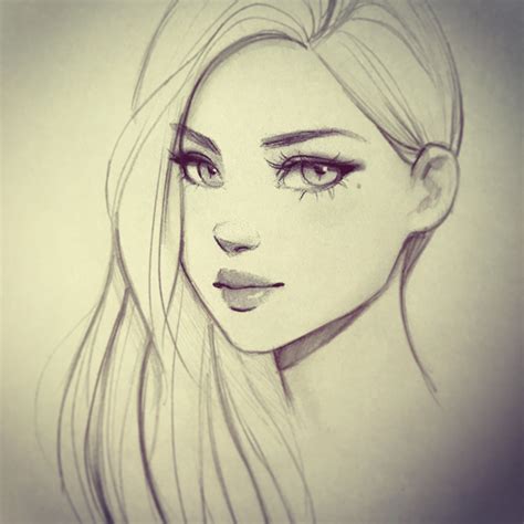Anime Female Face Base Drawing Pic Tools