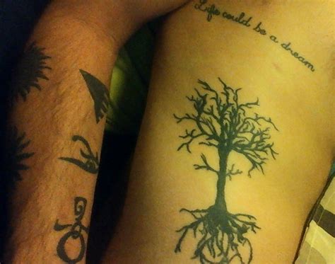 Tree Side Tattoo Best Tattoo Design Ideas