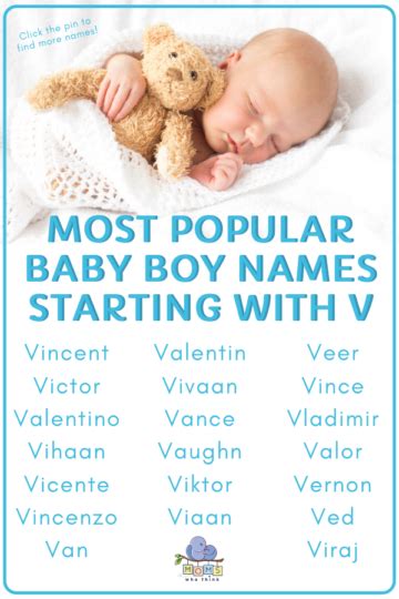 Looking for ideas for baby boy names that start with c? Baby Boy Names That Start With V