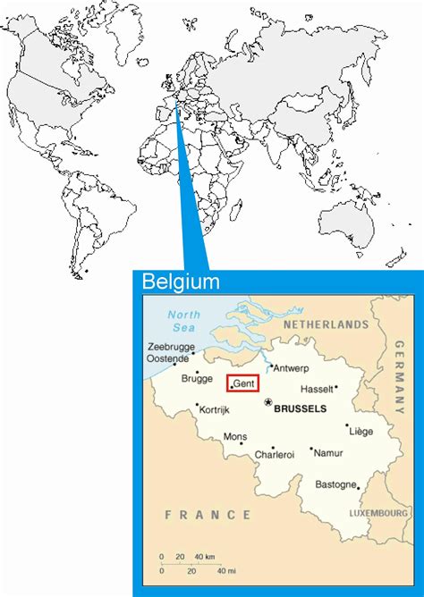 Where Is Brussels On The World Map Brussels On World Map Belgium