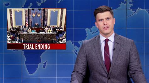 Watch Saturday Night Live Highlight Weekend Update End Of Impeachment Trial Nbc Com