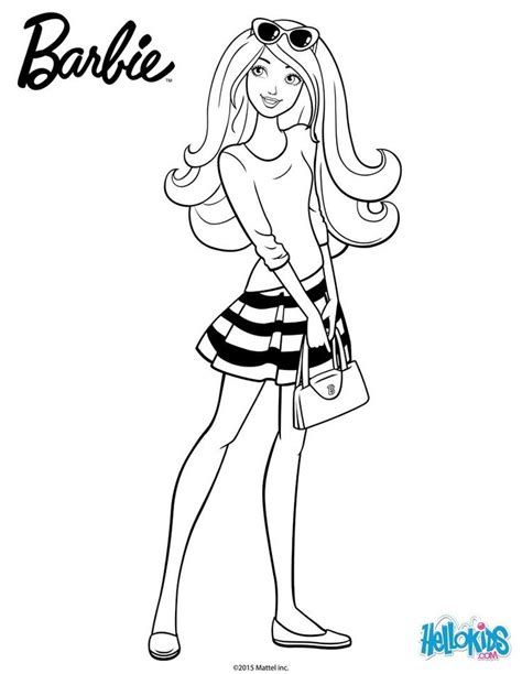 Les 107 meilleures images du tableau Coloriages Barbie sur ...