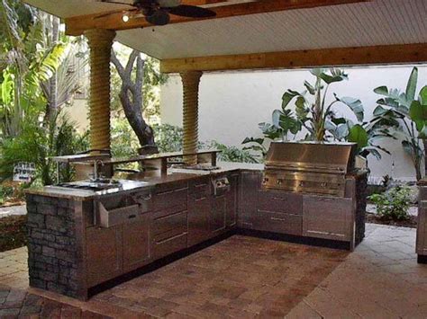 Tropical Setting Outdoor Kitchen Design Outdoor Kitchen Design