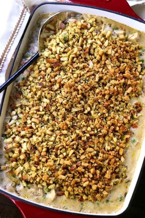 Easy chicken and stuffing casserole simple as that grated cheese, milk, cream of chicken soup, broccoli, stove top chicken stuffing mix and 1 more broccoli stuffing casserole foodista velveeta, broccoli, butter, stuffing, flour, chicken, milk Chicken and Stuffing Casserole | Easy Chicken Recipe ...
