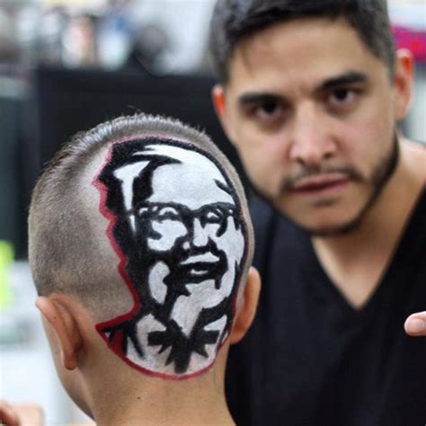 Colonel Sanders Haircut Earns Barber Free Kfc For Life First We Feast