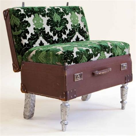 Recycling Vintage Suitcases For 25 Beautiful Chairs With Soft Cushions