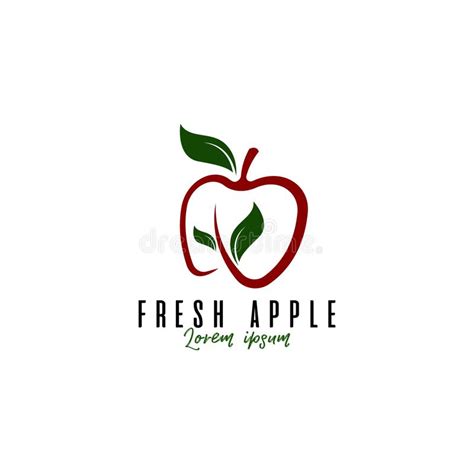Apple Logo Vector Template Logo Template For Your Business Stock