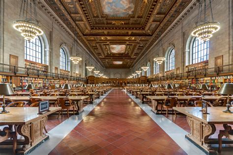 NY Public Library Main Reading Room, Manhattan | Richard Silver Photo