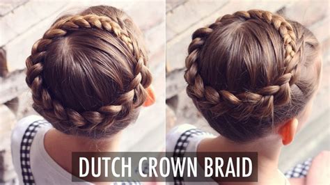 Dutch Crown Braid Classic Style Brown Haired Bliss Crown Braid Braids Hair Styles