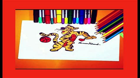 How To Draw Tigger Winnie The Pooh Easily For Beginners YouTube