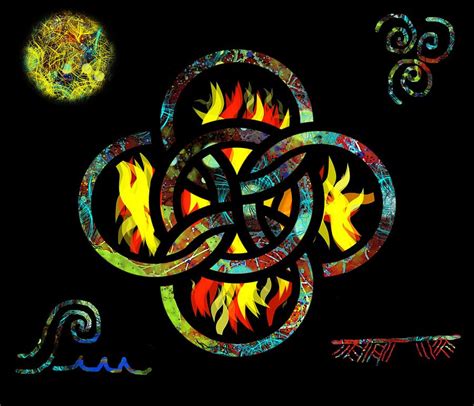 Celtic Five Fold Symbol 4 Digital Art By Joan Stratton