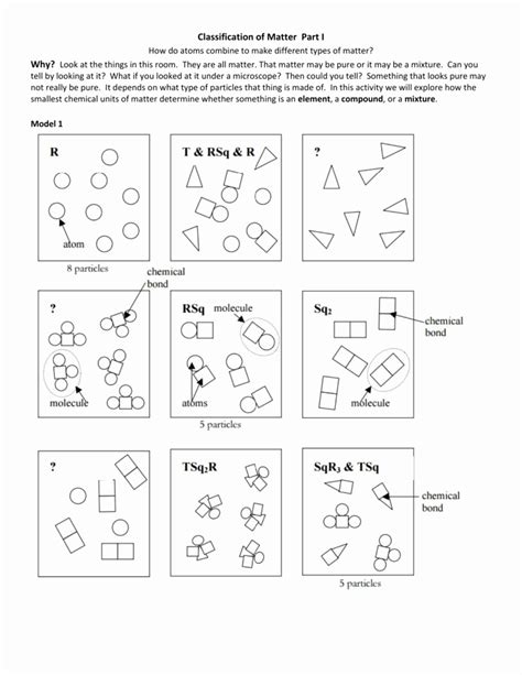50 Classification Of Matter Worksheet Answers | Chessmuseum Template ...
