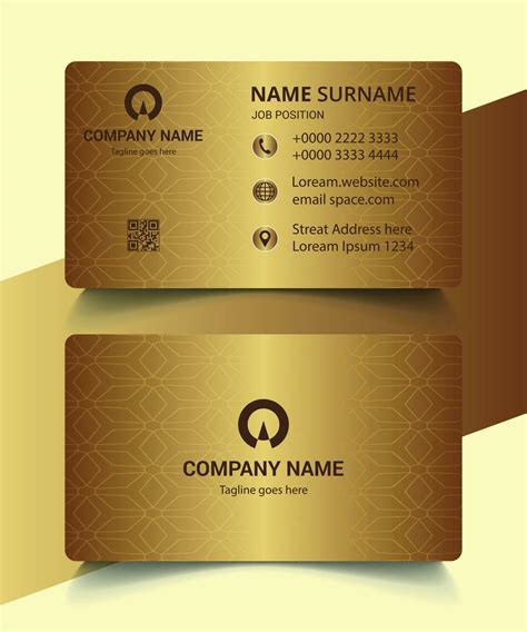 Golden Business Card Design Luxury Real Estate Business Card