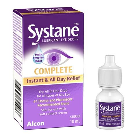 Systane Complete Instant And All Day Relief Lubricant Eye Drops 10ml