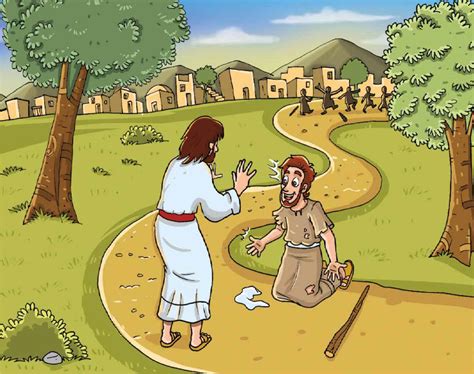 Os Dez Leprosos História Bíblica Infantil Jesus Cura Os Leprosos