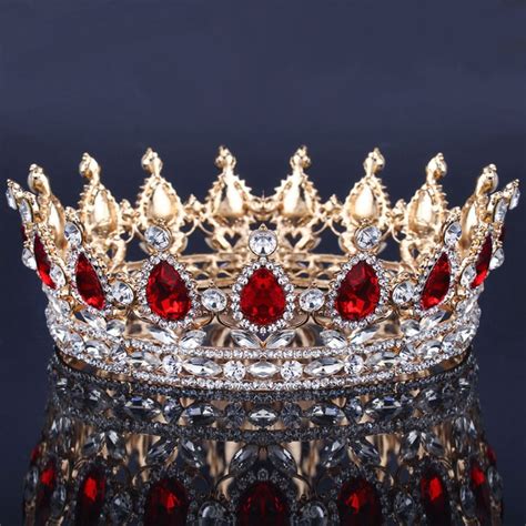 Top Grade Prom Queen Crown Quinceanera Pageant Crown Princess Rhinestone Crystal Bridal Crown