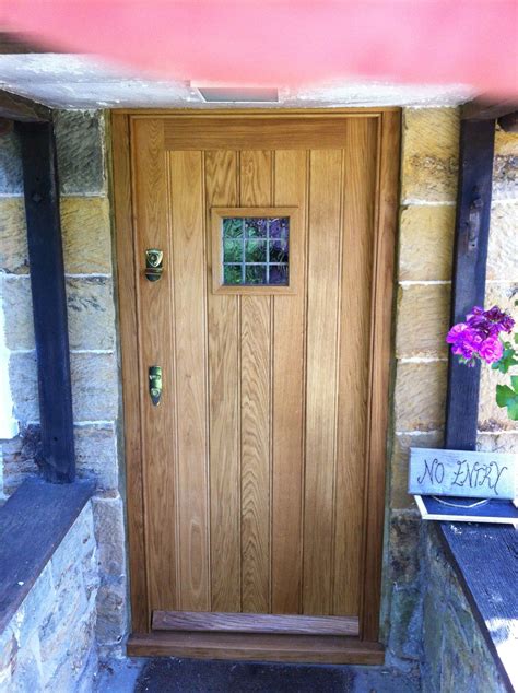 Classics Cottage Style European Oak Front Door Beaded Boards And