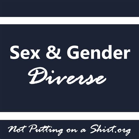 sex and gender diverse not putting on a shirt