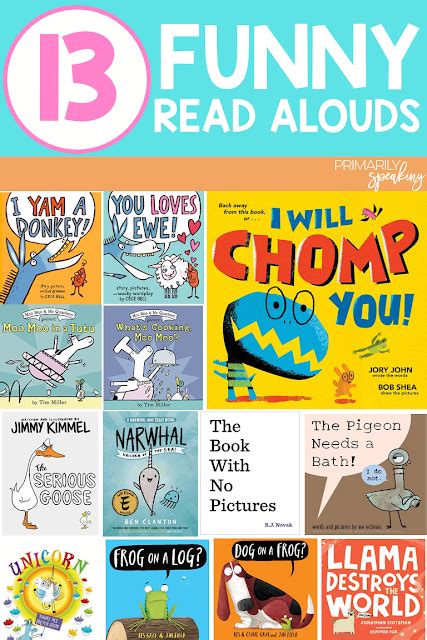 13 Funny Read Alouds Read Aloud Silly Pictures Picture Book
