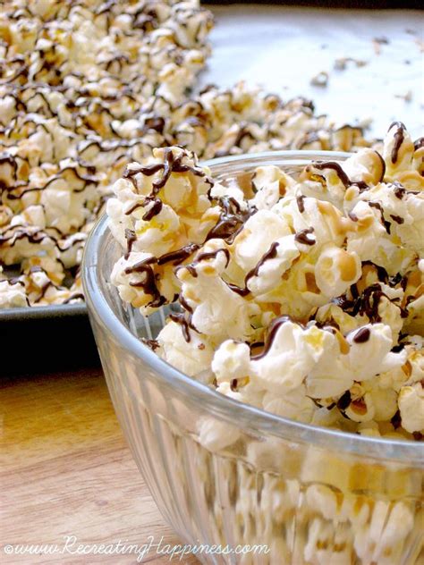 Peanut Butter And Chocolate Drizzled Popcorn A Popcorn Indiana Copycat