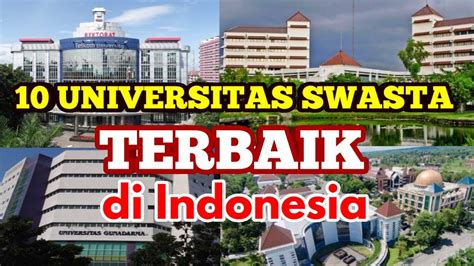 Inilah 10 Universitas Swasta Terbaik Di Indonesia Tahun 2020 Youtube