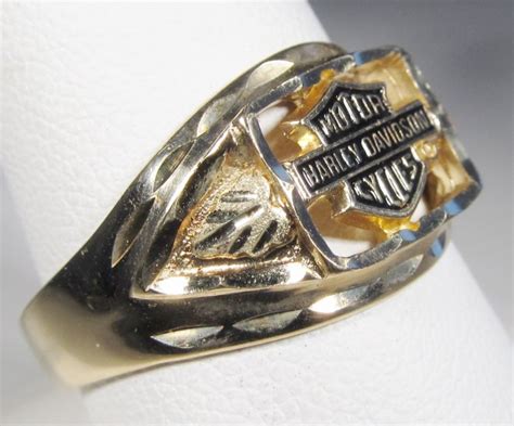 Buy harley davidson mens rings and get the best deals at the lowest prices on ebay! Men's Harley Davidson 10K Yellow Gold Ring WC-186 - $529 ...