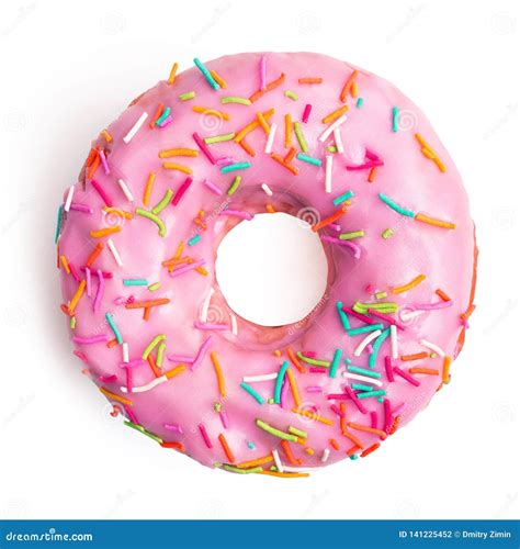 Pink Donut Stock Image 45491911