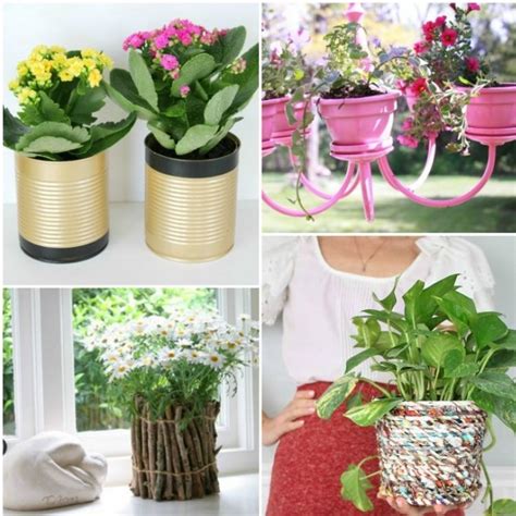 16 Diy Flower Pots To Get You Giddy About Gardening