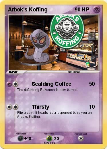 Koffing in the base pokémon trading card game set. Pokémon Arbok s Koffing - Scalding Coffee - My Pokemon Card