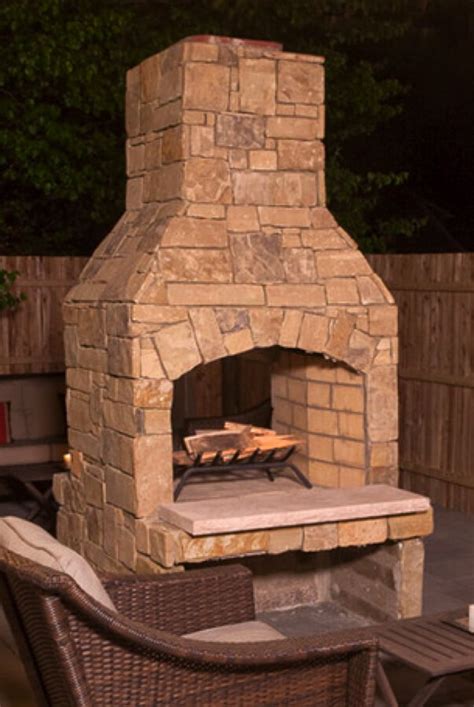 Outdoor Fireplace Kits Masonry Fireplace Stone Fireplace