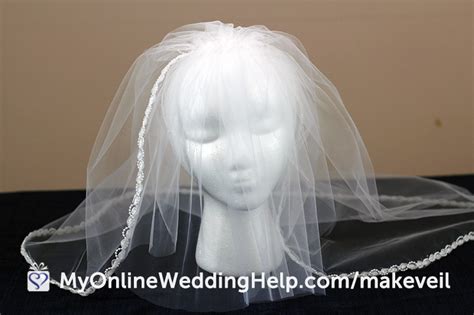 How To Make A Wedding Veil With Comb 5 Easy Steps
