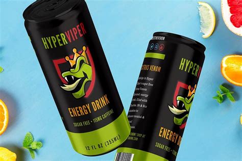 Hyper Viper Energy Drink Launches In A Citrus Flavor With 115mg Of Caffeine