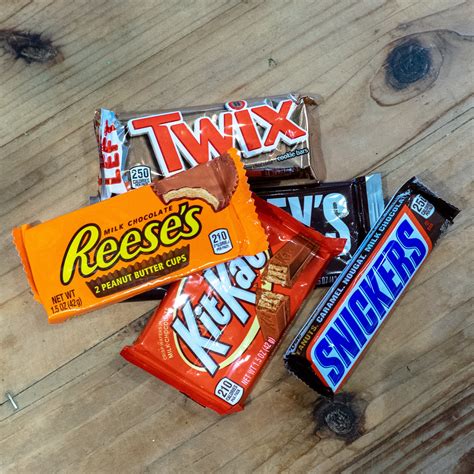 Assorted Candy Bars Tipton And Hurst
