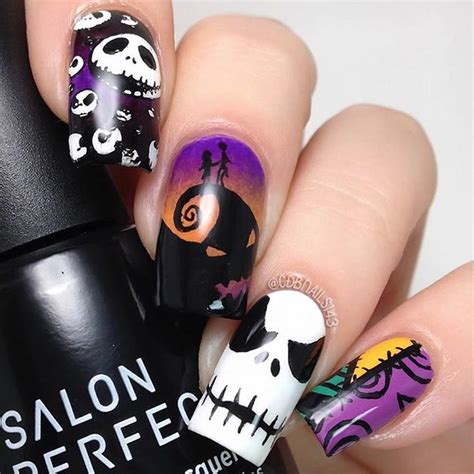 50 Awe Inspiring Halloween Nail Art Designs Fashionisers