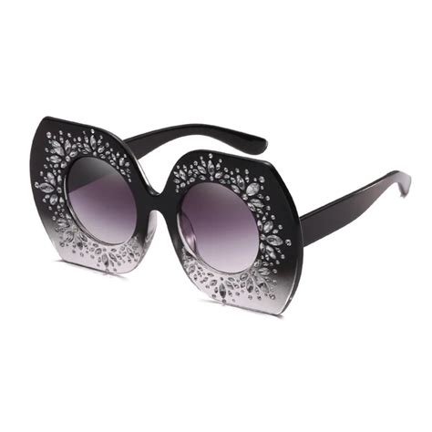buy royal girl oversize sunglasses women brand designer crystal sun glasses