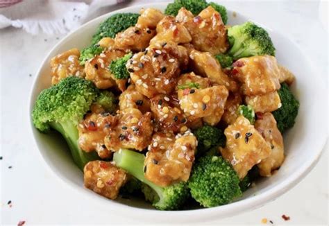 Sesame Tofu With Broccoli Recipe Veggie Society Recipe Sesame