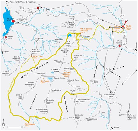 Civetta Tour Per Alpes