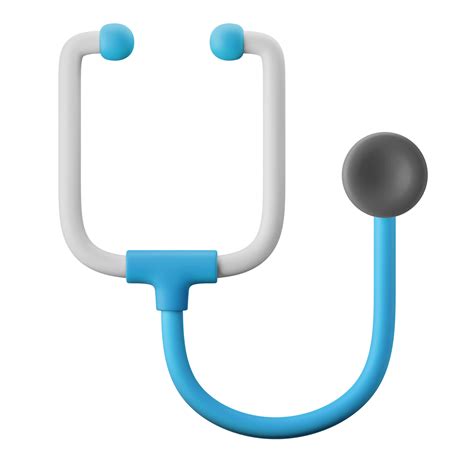 Doctor Stethoscope Checkup Instrument 3d Illustration Icon 11155557 Png