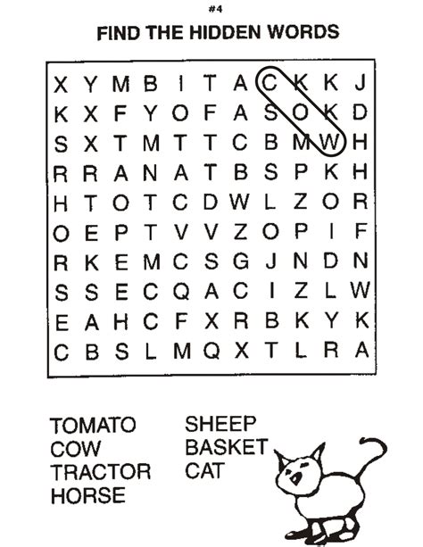 Children Word Search Puzzles Free